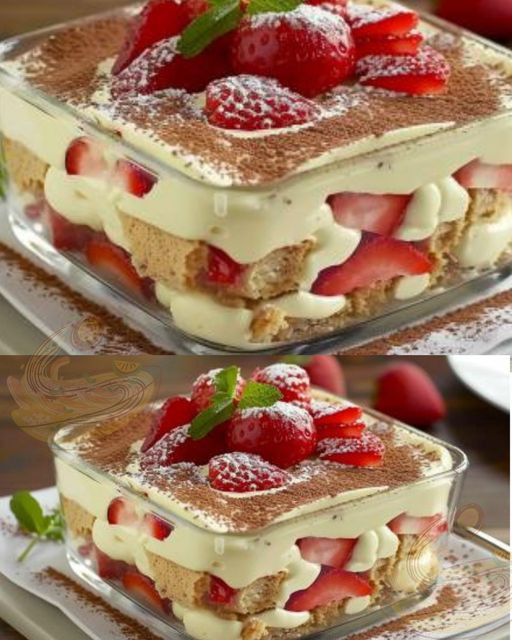 Tiramisu z truskawkami i białą czekoladą: słodka symfonia letnich smaków
