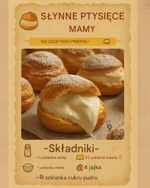 Słynne ptysie mamy